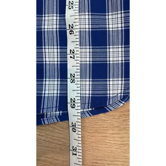 Rachel Comey Cala Top Blue Plaid Size 2 NWT - Picture 10 of 13